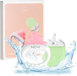 NCVI Freezable Baby Silicone Teething Toys - Pink & Green
