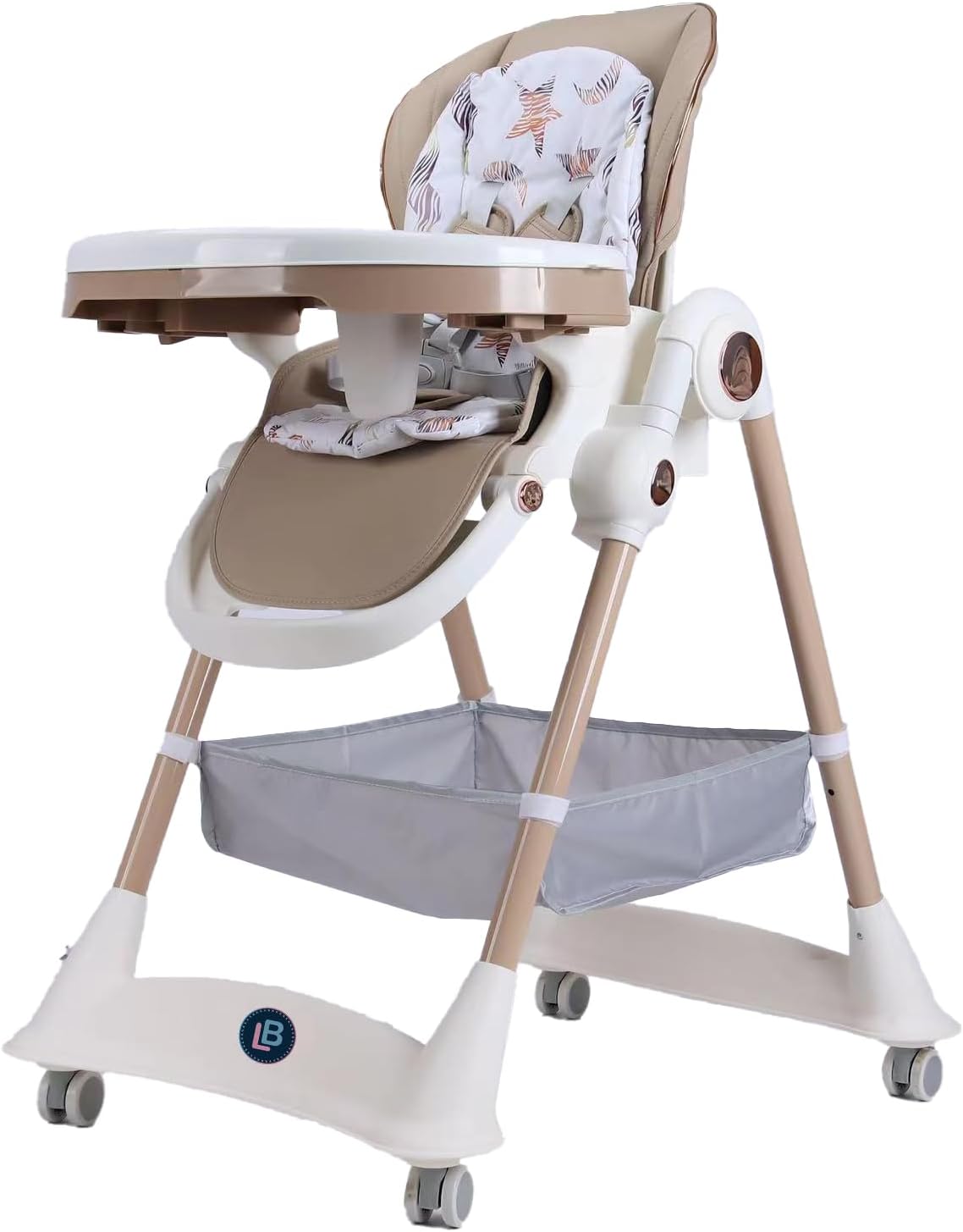 lovely-baby-3-point-adjustable-high-chair-beige-1