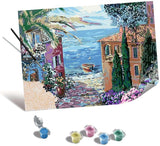 Ravensburger CreArt Canvas Painting By Numbers - Mediterranean Landscape