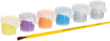 Crayola Washable Glitter Effects Paint Pots - Pack of 6 - Laadlee