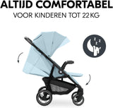 Hauck Shop N Care Lightweight and foldable pushchair - Dusty Blue