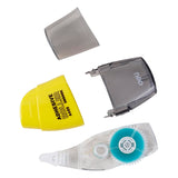 Deli Adhesive Roller 8Mx6Mm Black EA49011