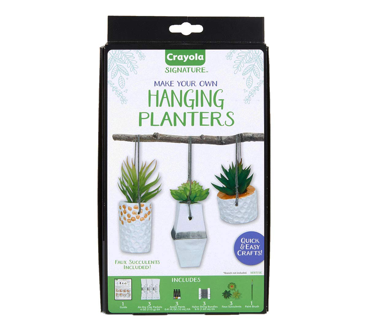 Crayola Signature Make Your Own Hanging Planters - Laadlee