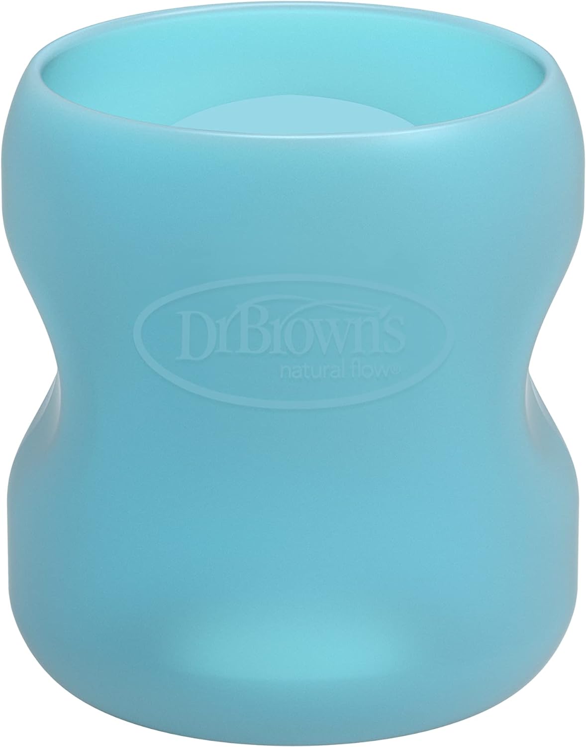 Dr. Brown's Wide Neck Glass Bottle Sleeve 150ml - Blue - Laadlee