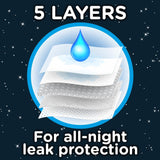 Huggies DryNites Pyjama Pants, 8-13Y, Bed Wetting Diaper, Girls, 30-44kg, 4 x Jumbo Packs - 52pcs