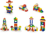 Viga Wooden Blocks - 100Pcs