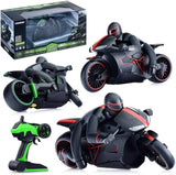 Crazon 2.4G High Speed R/ C Motorcycle - Red/ Green - Laadlee