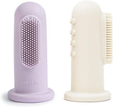 Mushie Finger Toothbrush Soft Lilac/Ivory - Laadlee