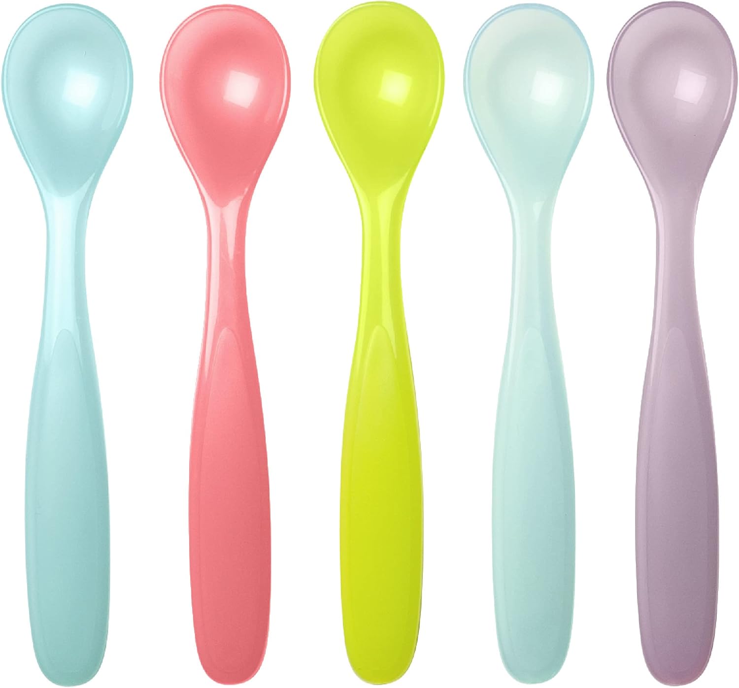 Badabulle Easy Grip Flexible Spoons - Set of 5 - Laadlee