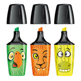 Stabilo Highlighter Pen Boss Mini Funnimals - Pack of 3
