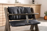 Hauck Highchair Pad Deluxe Melange - Charcoal