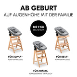 Hauck Highchair Bouncer - Dark Grey Melange