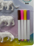 Stem Solid PVC Model Paint Your Own Set - Animals