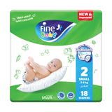 Fine Baby Diapers Size 2 Small 3-6 kg 18pcs