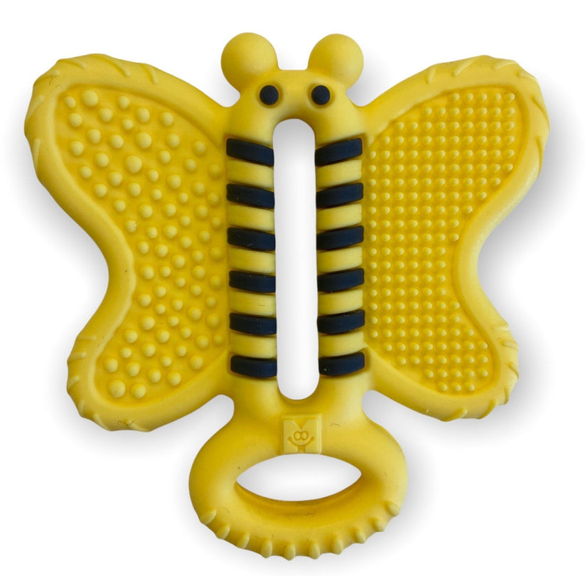 Malarkey Kids Bee Shaped Teether Brush - Laadlee