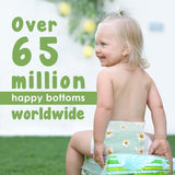 PureBorn Organic Bamboo Ultra Soft (Up To 5Kg) Nappies Size New Born Assorted Print - 272 Pcs