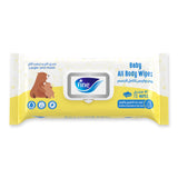 Fine Baby All Body Wipes Chamomile and Aloe Vera Essence - 72 Sheets