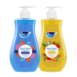 Fine Liquid Hand Wash - 450ml x 2 Bottle of Ocean Breeze and Tropical Fruits Scent