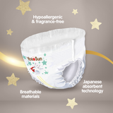 Yokosun Premium Baby Diaper Pants, Size 3 - M (6-10 kg) 56 Pcs