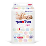 Yokosun Baby Diapers, Size 4 - L (9-13 kg) 54 Pcs