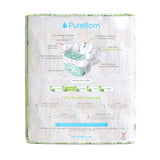 PureBorn Organic Bamboo Ultra Soft (3 - 6kg) Nappies Size 2 Pineapple Print - 64 Pcs