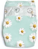 PureBorn Organic Bamboo Ultra Soft (Up To 5Kg) Nappies Size New Born Daisy Print - 136 Pcs