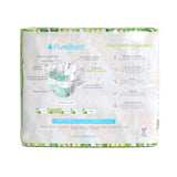 PureBorn Organic Bamboo Ultra Soft (3 - 6 kg) Nappies Size 2 Pineapple Print 128 Pcs
