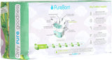 PureBorn Organic Bamboo Ultra Soft (Up To 5Kg) Nappies Size New Born Clouds Print - 34 Pcs