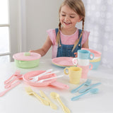 Kidkraft 27-Piece Cookware Set - Modern Metallics