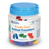 Learning Resources Friendly Farm Animal Counters (Set Of 72)