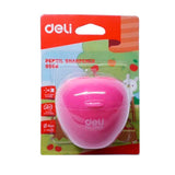Deli Pencil Sharpener 2-Hole W/Canister Assorted E0566