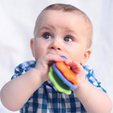 Babyjem Rattle Teether - Blue - Laadlee