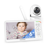 Hellobaby 6.0" LCD Digital Wireless Baby Monitor With Remote Pan-Tilt-Zoom Camera
