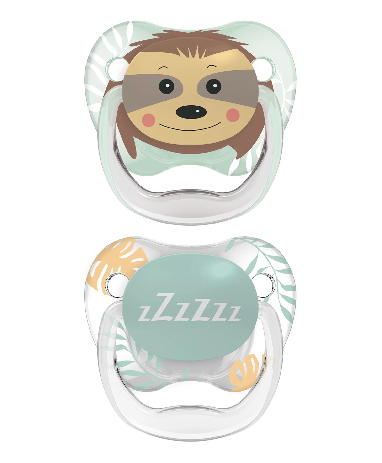 Dr. Brown's Prevent Stage 2 Printed Shield Soother - Pack of 2 - Green - Laadlee