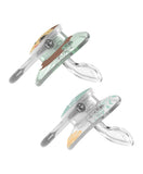Dr. Brown's Prevent Stage 2 Printed Shield Soother - Pack of 2 - Green - Laadlee