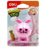 Deli Pencil Sharpener 1-Hole W/Canister Assorted E0560