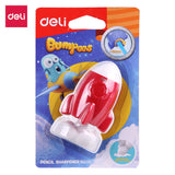Deli Pencil Sharpener 1 Hole - For Standard Pencil 8Mm Colorful ER00601