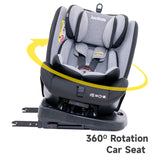 Jovikids Angel Isofix 360 Rotating Carseat - Black