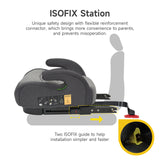 Jovikids Ohho + I-Size Booster Seat for Car with ISOFIX - Black