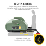 Jovikids Ohho + I-Size Booster Seat for Car with ISOFIX - Green