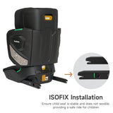 Jovikids Rober i-Size Booster Seat with ISOFIX - Black