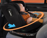 Jovikids Ranger TT ISOFIX Car Seat 360A Rotating Car Seat - Black