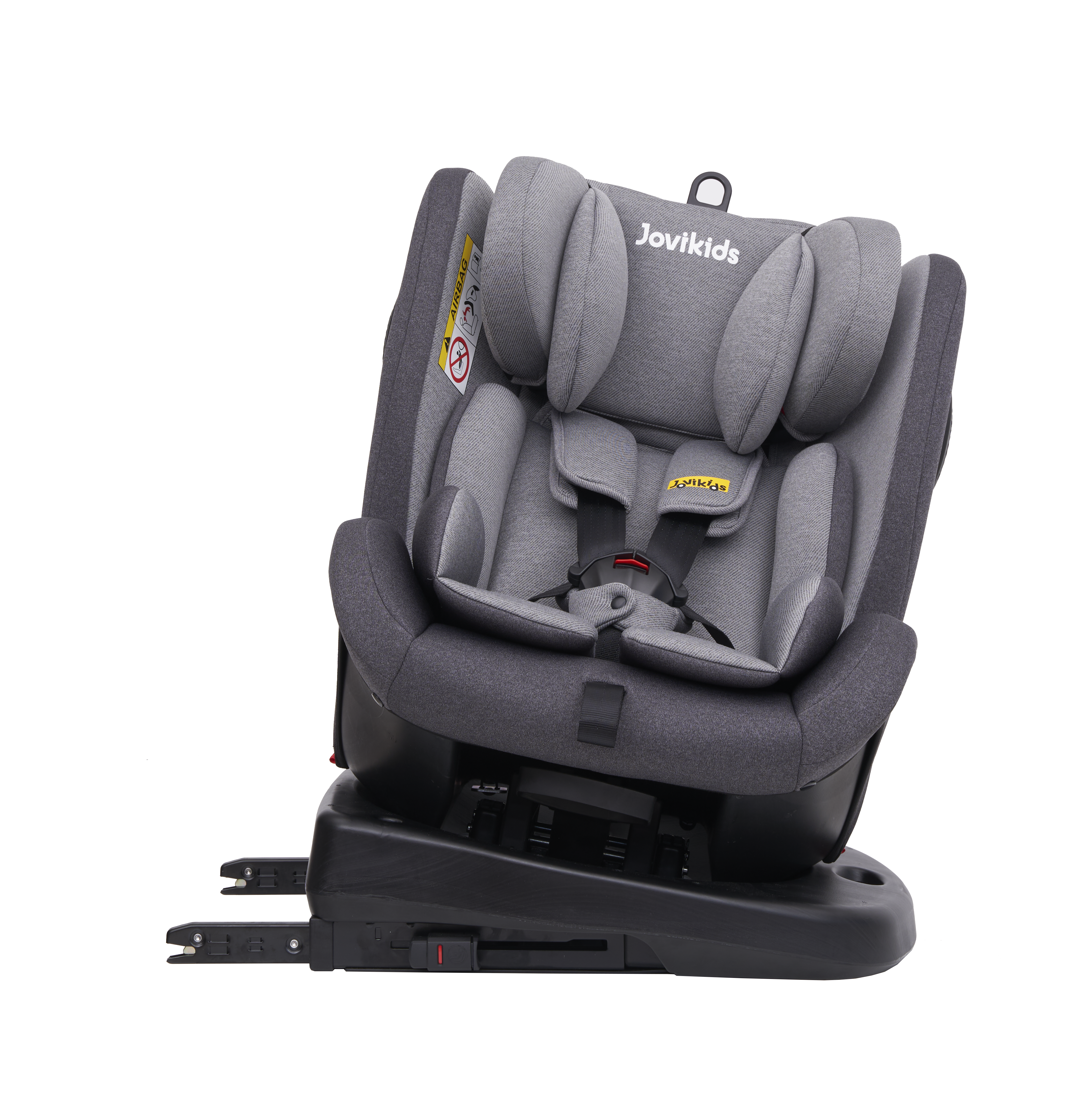 Jovikids Angel Isofix 360 Rotating Carseat Grey – Laadlee