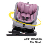 Jovikids Angel Isofix 360 Rotating Carseat - Pink