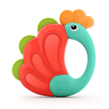 Hola Orchestra Rattle Baby Teether Activity Toy - Peacock