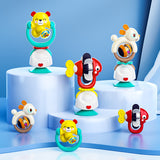 Hola 2-in-1 Highchair Baby Rattle Teether Toys - Kug Fu Bear