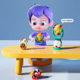 Hola 2-in-1 Highchair Baby Rattle Teether Toys - Kug Fu Bear