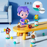 Hola 2-in-1 Highchair Toys & Baby Rattle Teething Toys - Rabbit