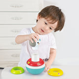 Hola Roly-Poly Unicorn 3-in-1 Stacking Toy, Rocker & Rattle