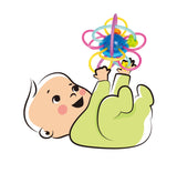 Hola Honeycomb Spinning Ball Teether Rattle